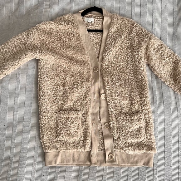 Teddy button down cardigan, Gap, size small - Picture 2 of 4